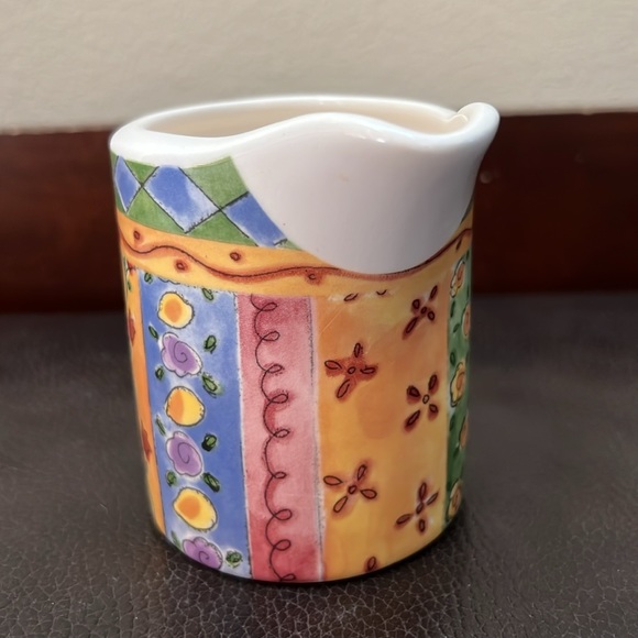 Ceramic 8oz Creamer/Milk Container Features Sweet Shoppe Design by Sango - Picture 3 of 7